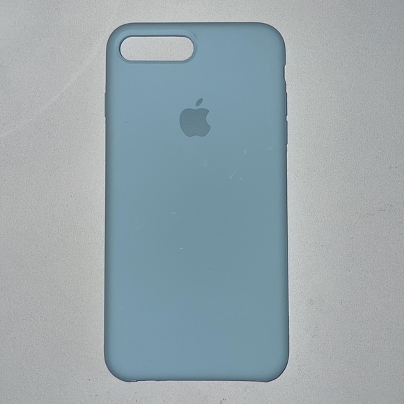 Blue iPhone 8+ Case with Apple Logo - Picture 3 of 3